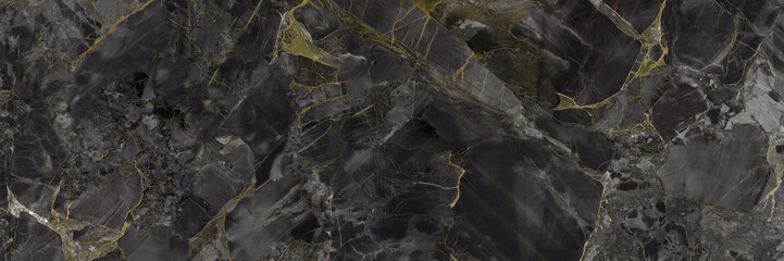 black marble texture with gold veins