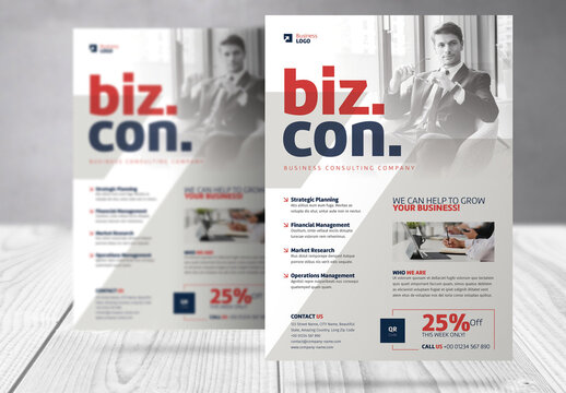 Business Consulting Company Flyer Design