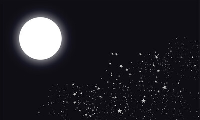 moon and stars