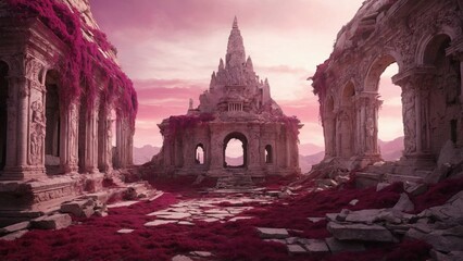 Fototapeta premium beautiful view of the ancient city