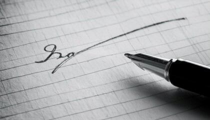 Fototapeta premium Handwriting on a notebook page, symbolizing notes, reminders, and personal records.