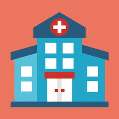 vector illustration of hospital
