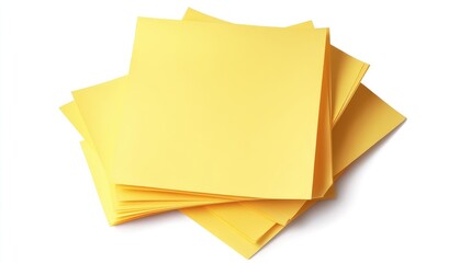 High-Quality PNG Clipart of Yellow Sticky Note with Transparent Background