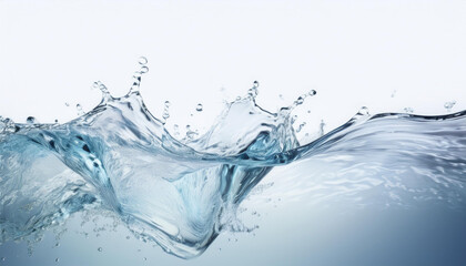 水が跳ねている様子