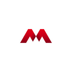 Modern Letter M Logo Gradient