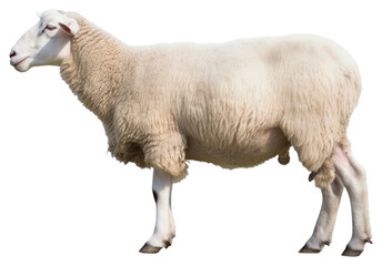 Obraz premium PNG Farm animal livestock mammal sheep.