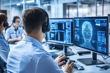 Cybersecurity Team Monitors AI, Analyzing Digital Risks, Data Threats, and Privacy Vulnerabilities