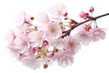 PNG Sakura branches clipping path cherry blossom branches flower plant white.