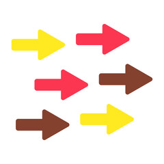 Perfect design icon of right arrows 