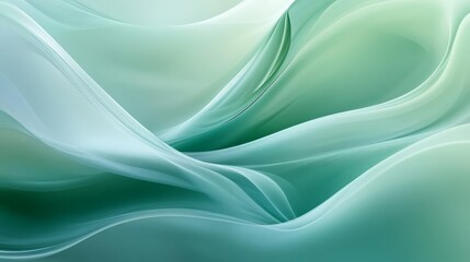 Fototapeta premium Abstract green and blue swirling background