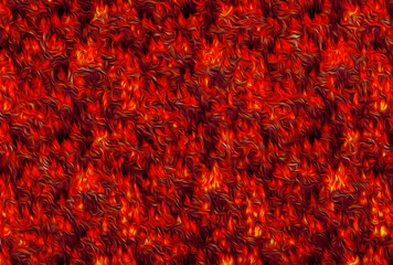 Fire and flames abstract background