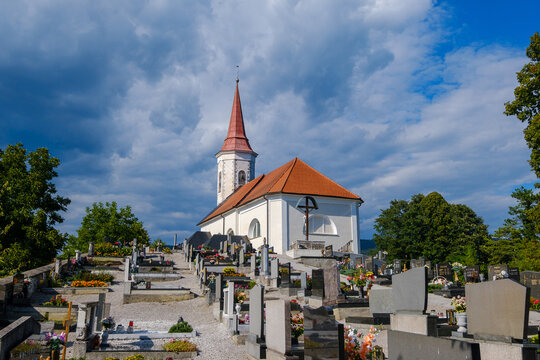 Stari trg ob Kolpi village in Bela krajina, Slovenia