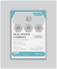 Modern Business Flyer Template Design Vector