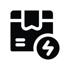 flash sale icon. vector glyph icon for your website, mobile, presentation, and logo design.