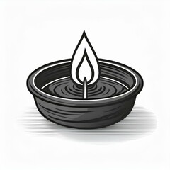 Happy Diwali diya lamp, Indian festival of lights