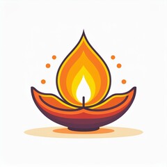 Happy Diwali diya lamp, Indian festival of lights