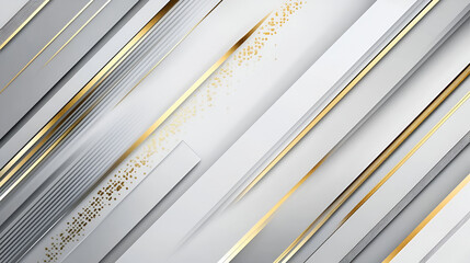 Obraz premium Abstract metallic background with golden lines ,3d render, Graphic design element, Creative minimal geometric with dynamic shapes, background illustration for wallpaper and web banner and flyer 