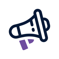 megaphone icon. vector dual tone icon for your website, mobile, presentation, and logo design.