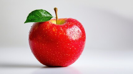 Red apple (Envy Apple) isolated on white background, clipping path, cut out