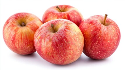 Red apple (Envy Apple) isolated on white background, clipping path, collection, set