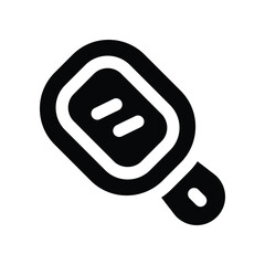 hand mirror icon. vector glyph icon for your website, mobile, presentation, and logo design.