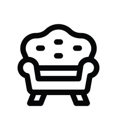 sofa icon. vector line icon for your website, mobile, presentation, and logo design.