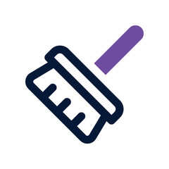 broom icon. vector dual tone icon for your website, mobile, presentation, and logo design.