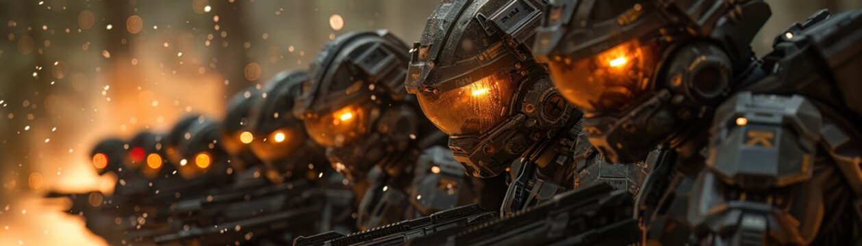 In the depths of an alien stronghold, cyborg commandos unleash nano bots to sabotage enemy operations