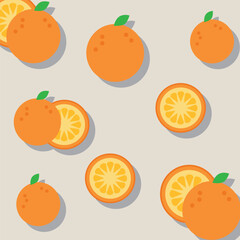 seamless pattern with fruits