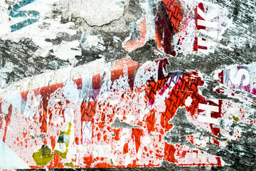 Fototapeta premium torn paper texture glued to the wall