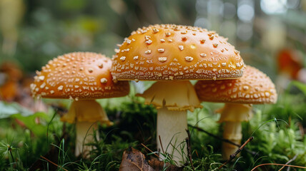 Obraz premium mushroom in the forest