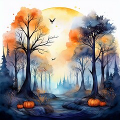 autumn forest landscape