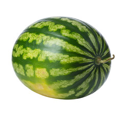 Watermelon fruit isolated  on a transparent background