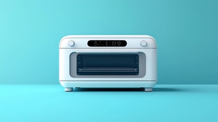 Fototapeta premium Smart toaster ovens offer multiple cooking functions, touchscreen controls, and app connectivity for easy adjustments and recipe guidance, enhancing convenience and versatility in the kitchen.