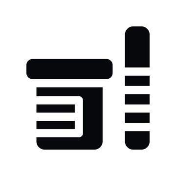 recommend clip art: urine test icon. vector glyph icon for your website, mobile, presentation, and logo design.