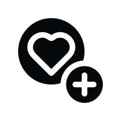 charity icon. vector glyph icon for your website, mobile, presentation, and logo design.