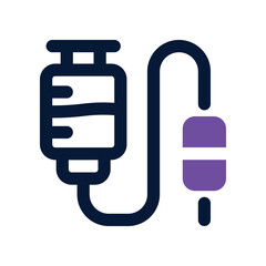 transfusion icon. vector dual tone icon for your website, mobile, presentation, and logo design.