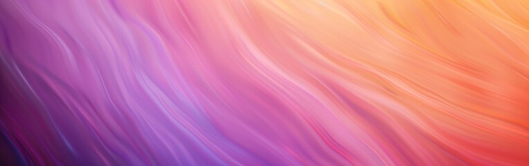 Obraz premium A colorful, abstract painting with a purple and orange background