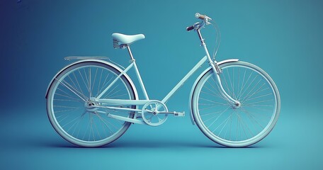 Fototapeta premium Modern Bike, Vintage Style