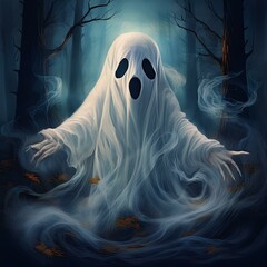 scary halloween ghost