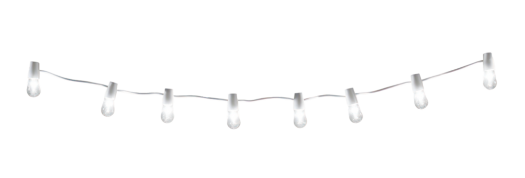PNG Christmas light line lighting night black background.