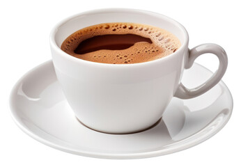 Fototapeta premium PNG Coffee cup saucer drink.