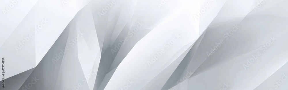 Leinwandbilder abstract composition of layered white geometric shapes creating a modern design suitable for backgro