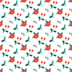Realistic Christmas celebration pattern design