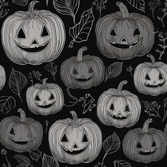 halloween pumpkin pattern