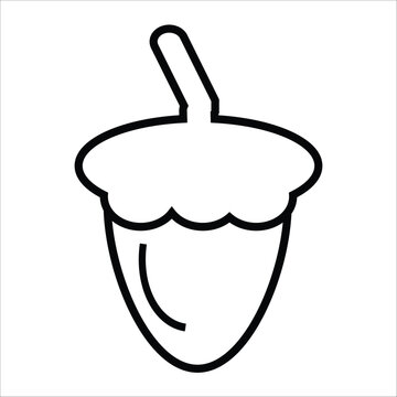 acom vector icon line template