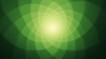 Abstract Green Petal Light Background