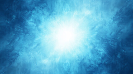 Fototapeta premium Abstract Blue Light Burst Background