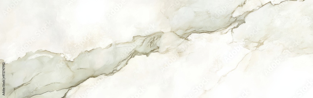 Aufkleber Elegant marble texture with soft veins and a light color palette, ideal for background use in design and decoration