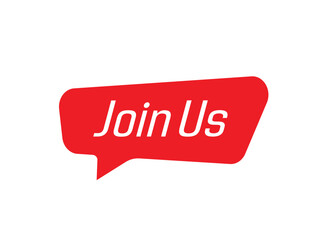join us text information sign	